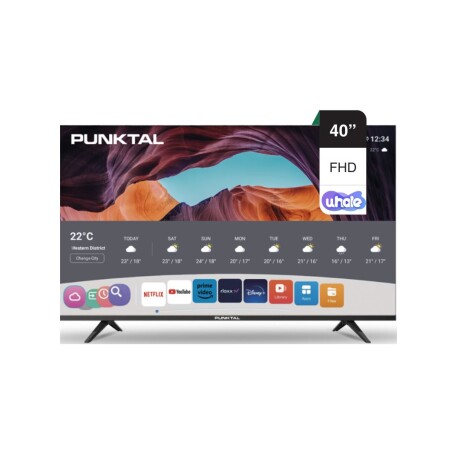 Smart Tv PUNKTAL 40' FHD WhaleOS Con Control Remoto Smart Tv PUNKTAL 40' FHD WhaleOS Con Control Remoto