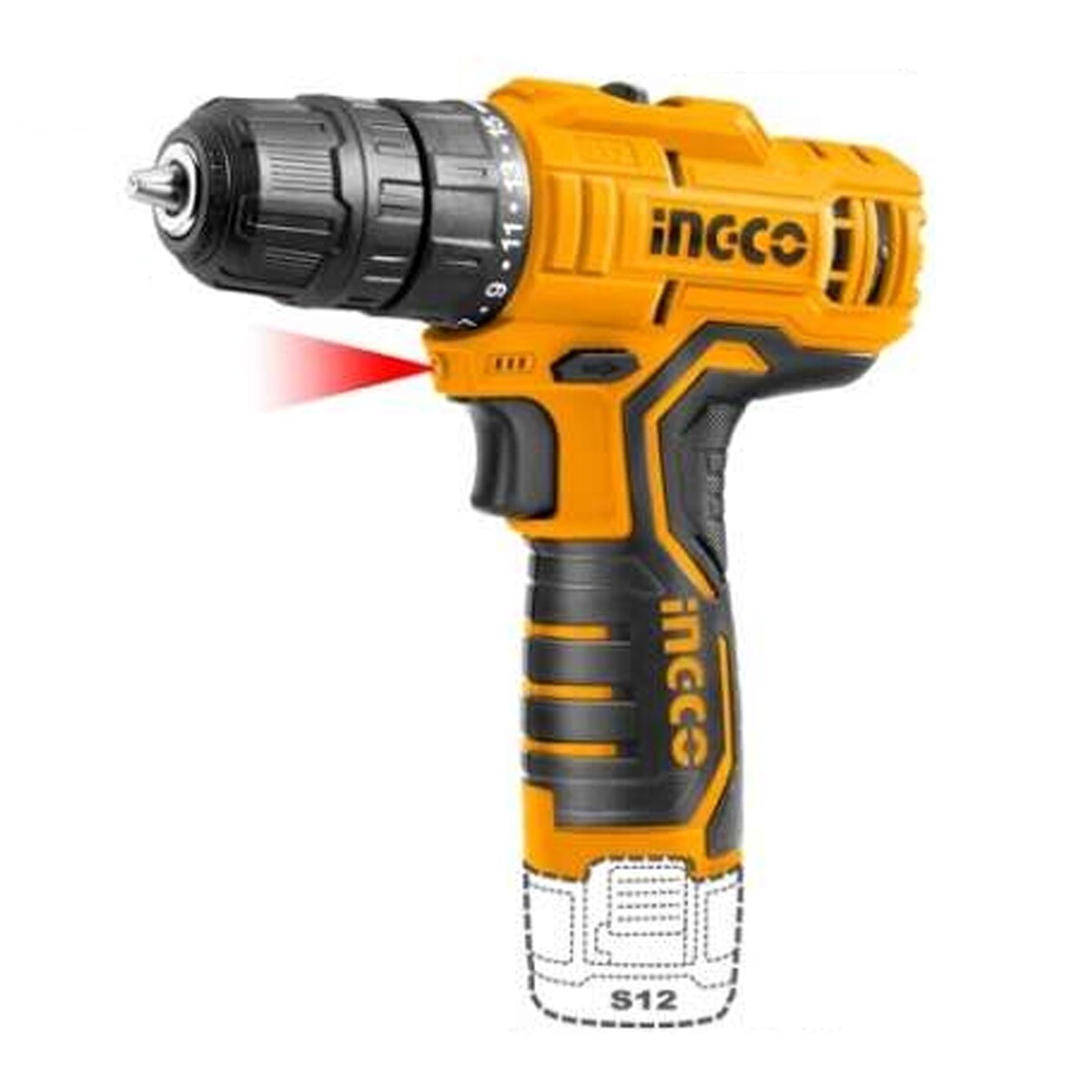 ATORNILLADOR 12V S12 INGCO 2 BATERIAS 20NM CDLI12328 