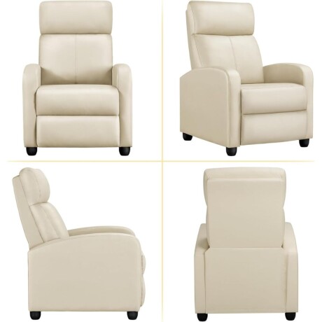 Sillon reclinable 1 cuerpo Beige