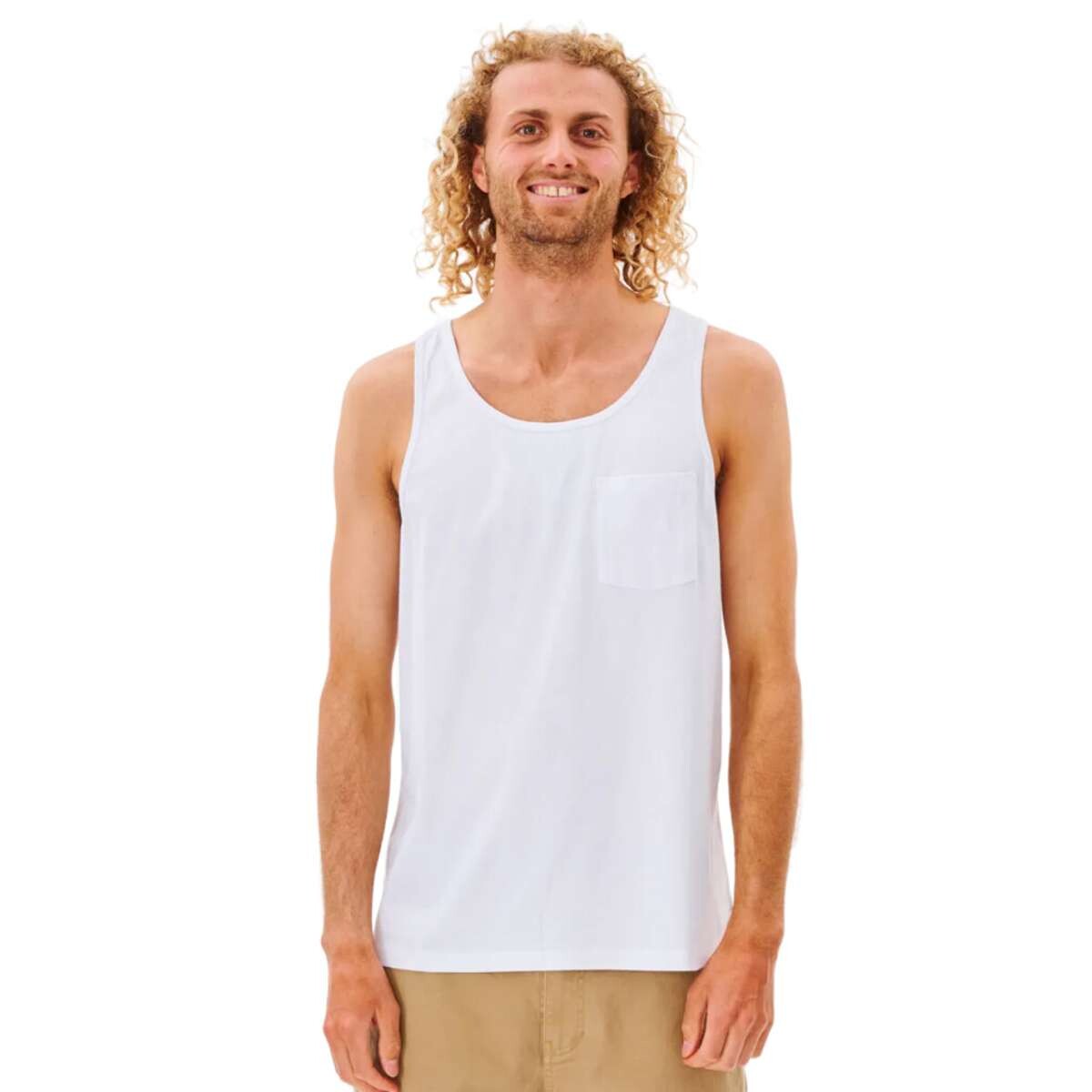 Musculosa Rip Curl Plain Tank - Blanco 
