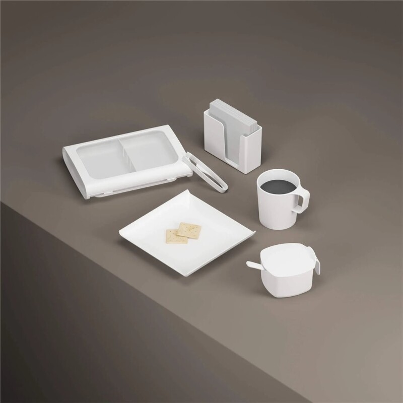 Azucarero Coza Due Blanco 300 ml AZUCARERO DUE 300ML 12X11X8CM BLANCO COZA