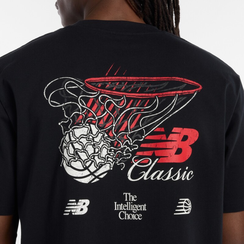 Remera New Balance de hombre - MT53610BK BLACK