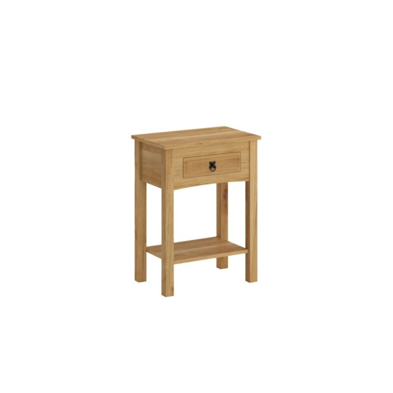 Consola 1 Cajón Mesa de luz Sommier - Linea Mexicana Natural Consola 1 Cajón Mesa de luz Sommier - Linea Mexicana Natural