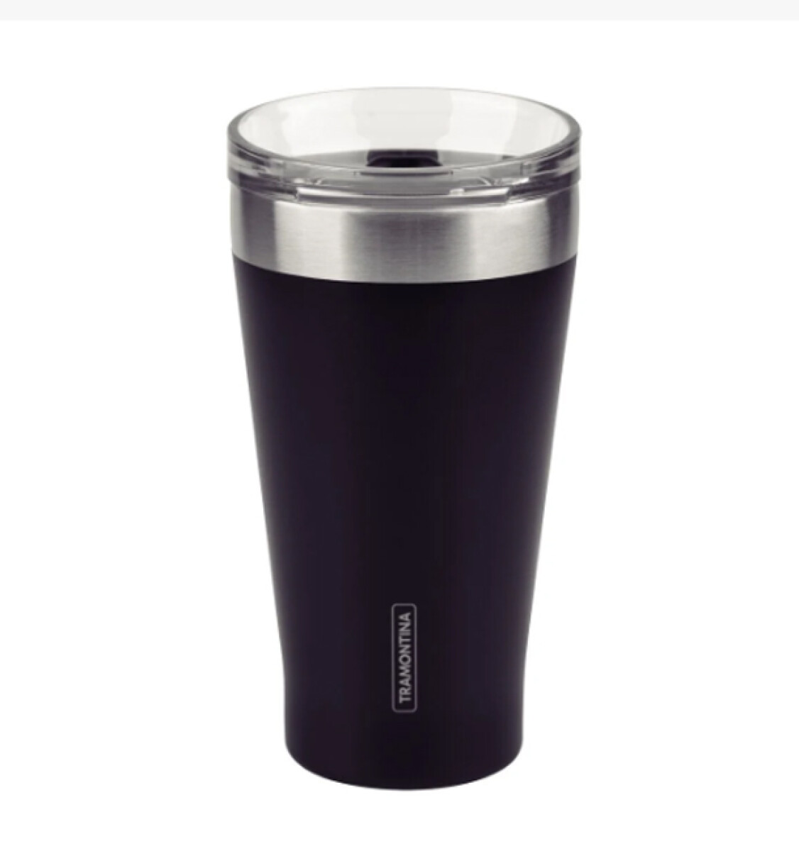 Vaso Termico 550 Ml - Negro con Tapa - 61646/505 