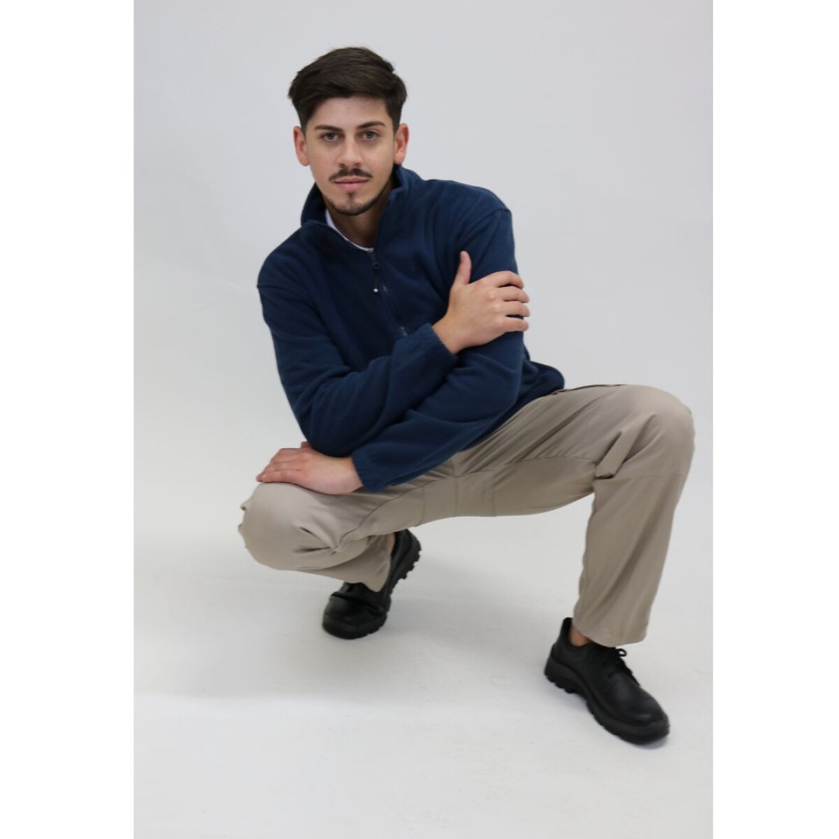 Pantalón cargo flex - Beige 