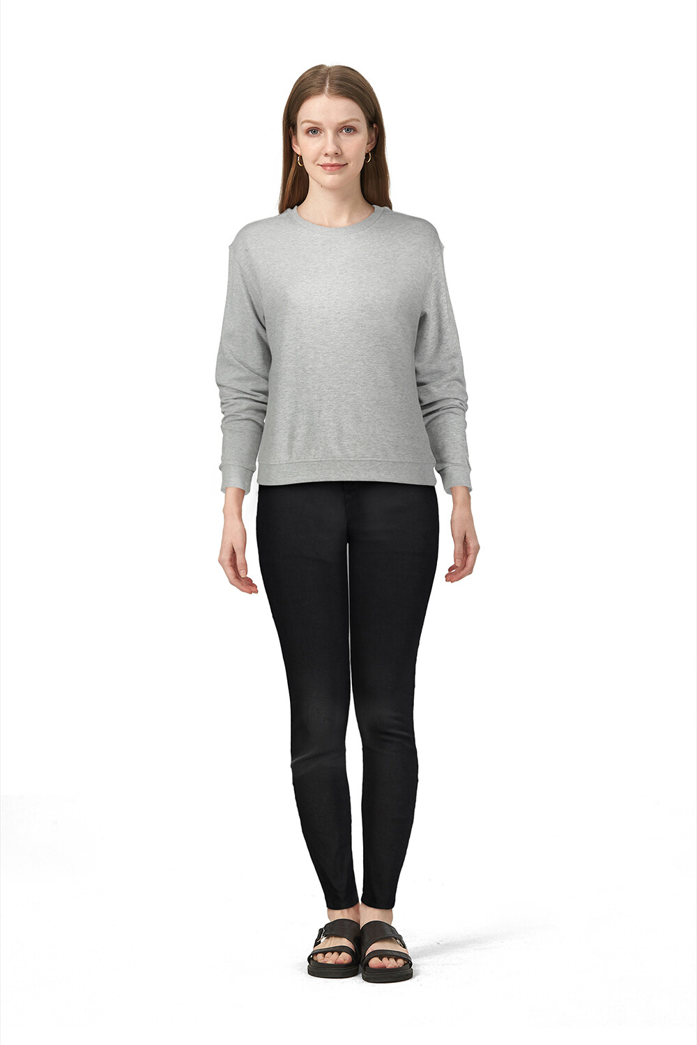 Buzo Aquetzalinv 0203 Gris Melange Medio