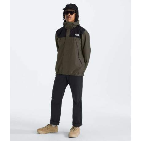 Campera Impermeable Antora hombre New Taupe Green/tnf Black