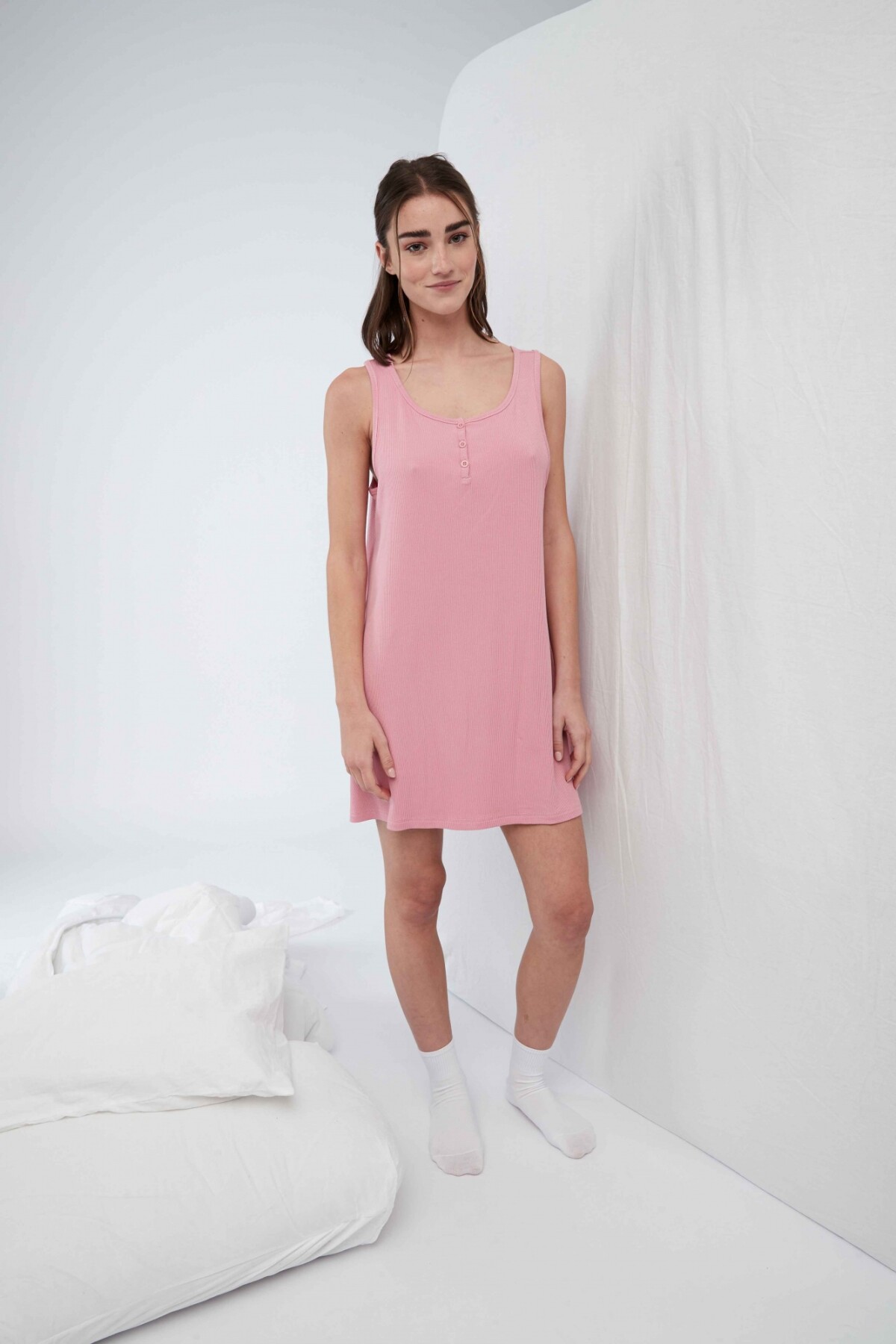 Camisón Anís Rosa Tostado