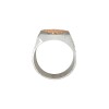 Anillo Profesión Policía -Plata y Oro -Sin Piedra-AP5063 sinpiedra