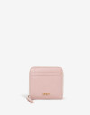 Billetera Zip Round Billetera Cuadradra - Rosa Claro