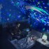 Lampara Veladora Proyector Led De Estrellas Usb Mesa Techo Variante Color Celeste