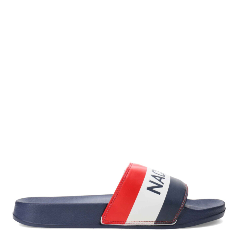 Chanclas de Hombre Nacional Azul - Blanco - Rojo