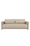 AFAGO SOFA AFAGO 210X83X78CM TELA SIMIL CUERO C3149