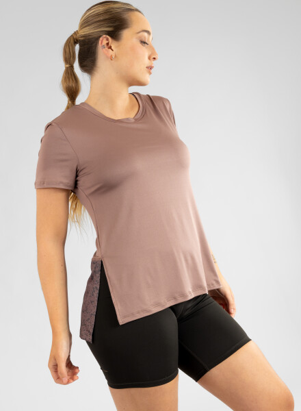 Style periscope shirt Marron