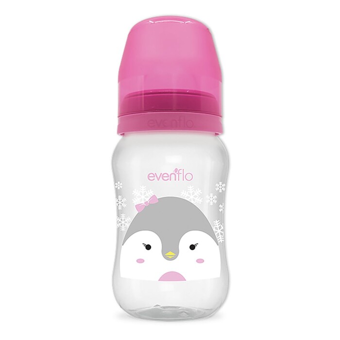 EVENFLO BIBERON FOREST 9 OZ ROSA única