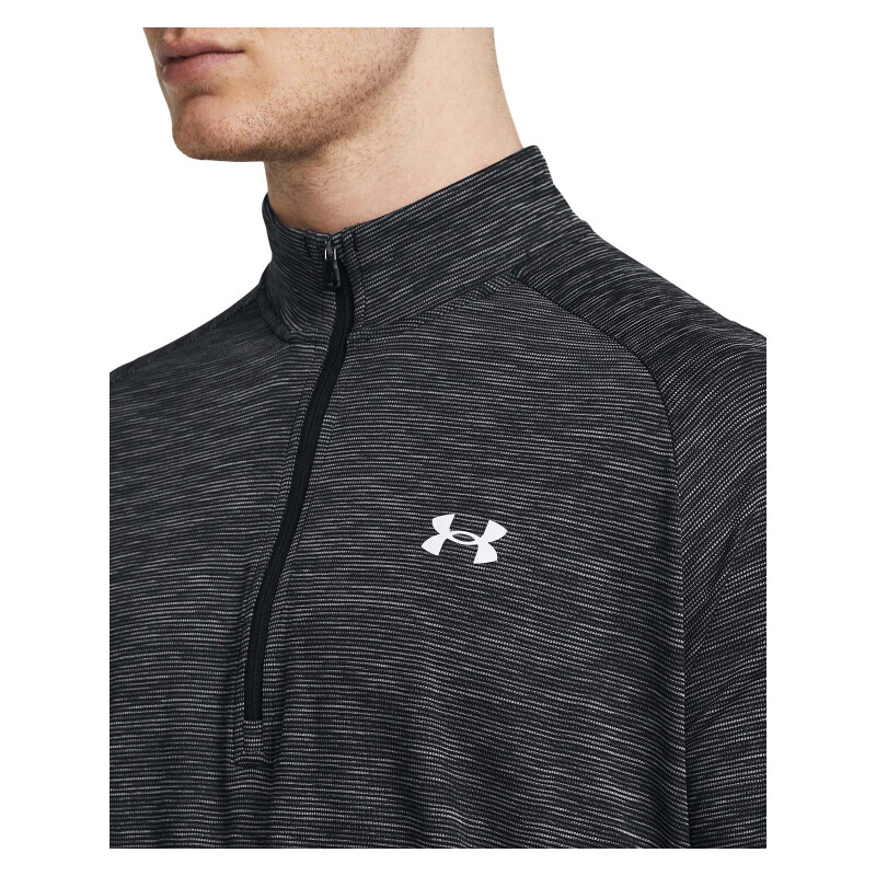 Buzo UA Tech Texturd HLF ZIP Hombre 797A001N11 Negro