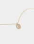 Cadena Corta con Dije Premium Gold Cortos - Dorado