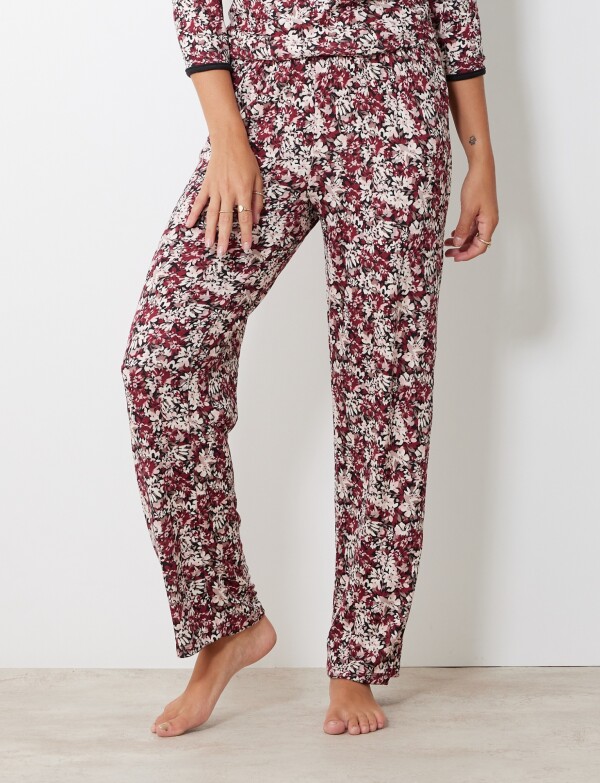 Set Pijama Remera & Pantalon MULTI/ROSA
