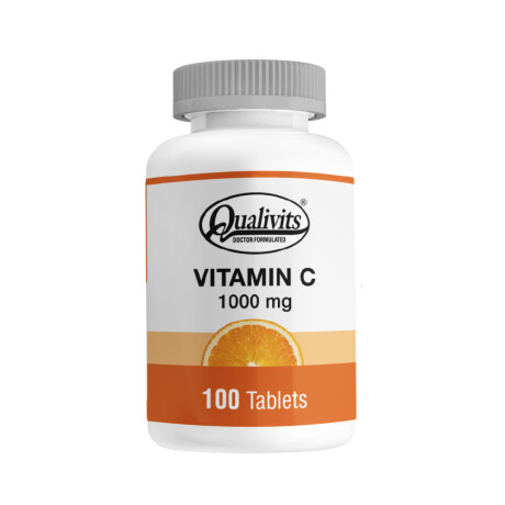 VITAMINA C QUALIVITS 1000 mg 100 Tabletas VITAMINA C QUALIVITS 1000 mg 100 Tabletas