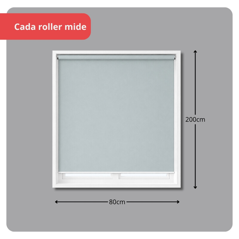 Cortina roller blackout 80 x 200 cm GRIS