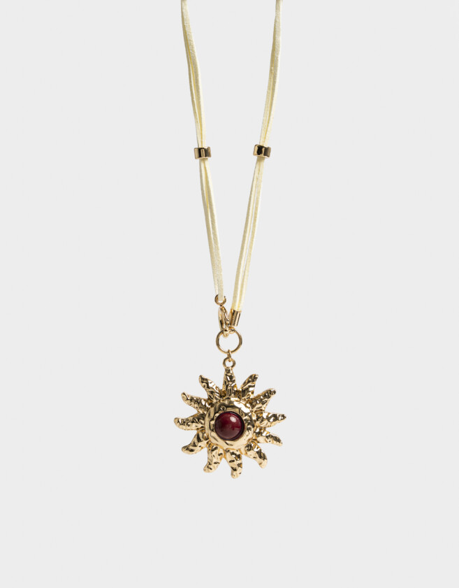 Collares Cortos Soles Collar Corto De Sol - Dorado