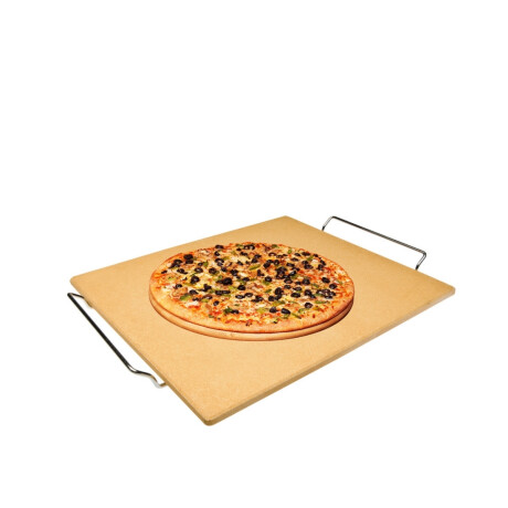 Piedra para Pizza Rectangular con Soporte 38x30 cm Ibili Piedra para Pizza Rectangular con Soporte 38x30 cm Ibili