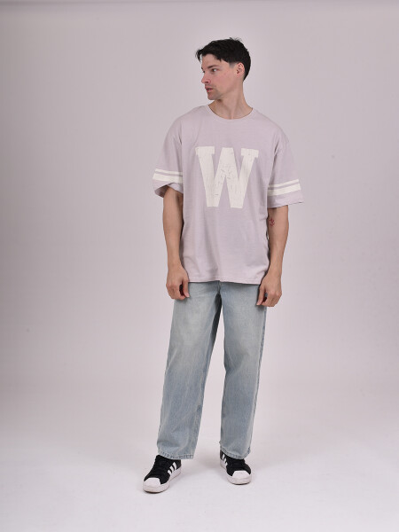 REMERA SKY GRIS (V)