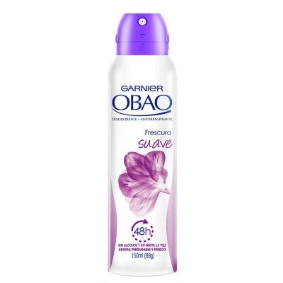 Desodorante en Aerosol Garnier Obao Frescura Suave 150 ML Desodorante en Aerosol Garnier Obao Frescura Suave 150 ML