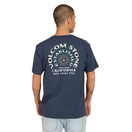 Remera Volcom Lad Stone Azul