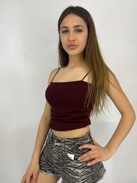 TOP SLOWLY 2084 BORDO