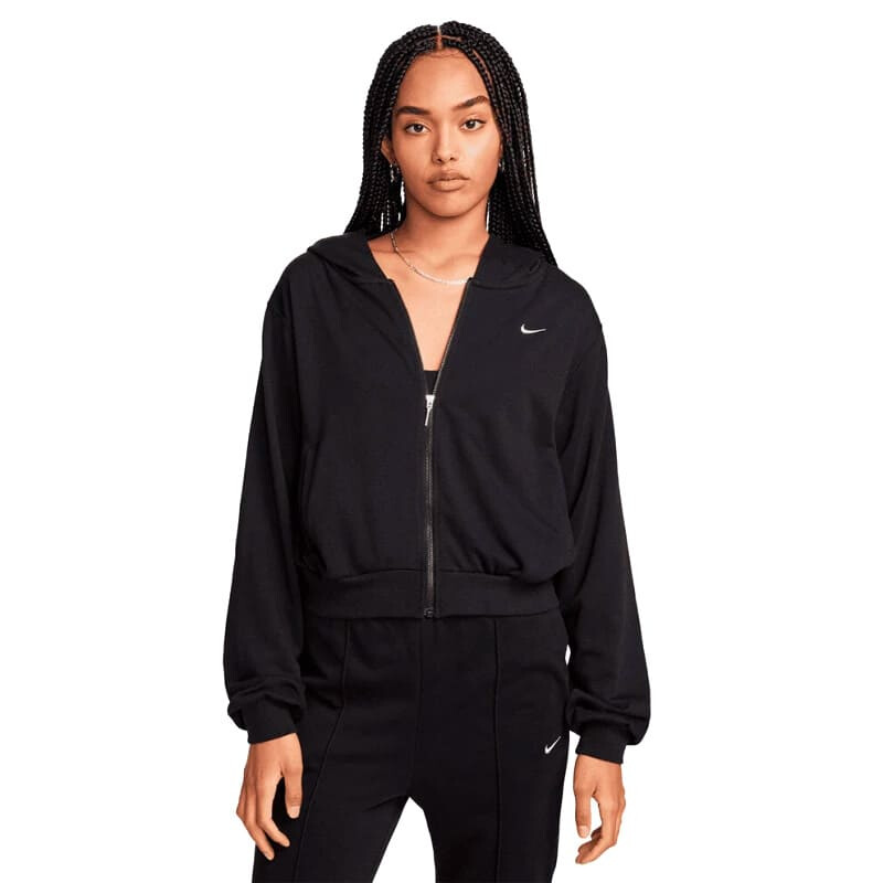 Campera Nike Chill Terry de Mujer - FN2415-010 Negro