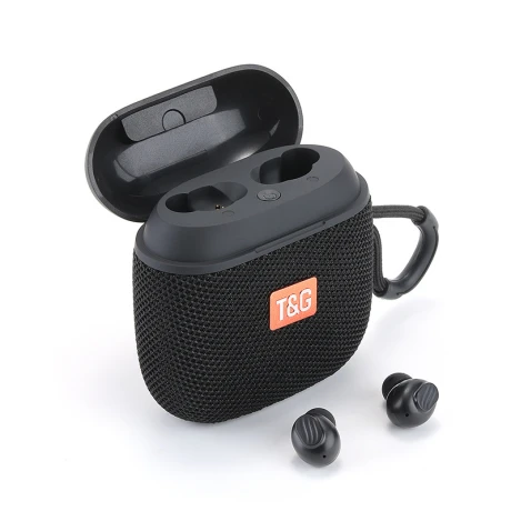 PARLANTE PORTÁTIL MINI CON AURICULARES BT 2 EN UNO TG809 PARLANTE PORTÁTIL MINI CON AURICULARES BT 2 EN UNO TG809