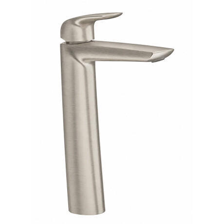 GRIFERIA DE LAVATORIO ALTO BRUSHED NICKEL LINEA EPUYEN GRIS-BRUSHED NICKEL