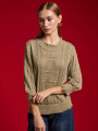 Sweater Stichom Verde Grisaceo