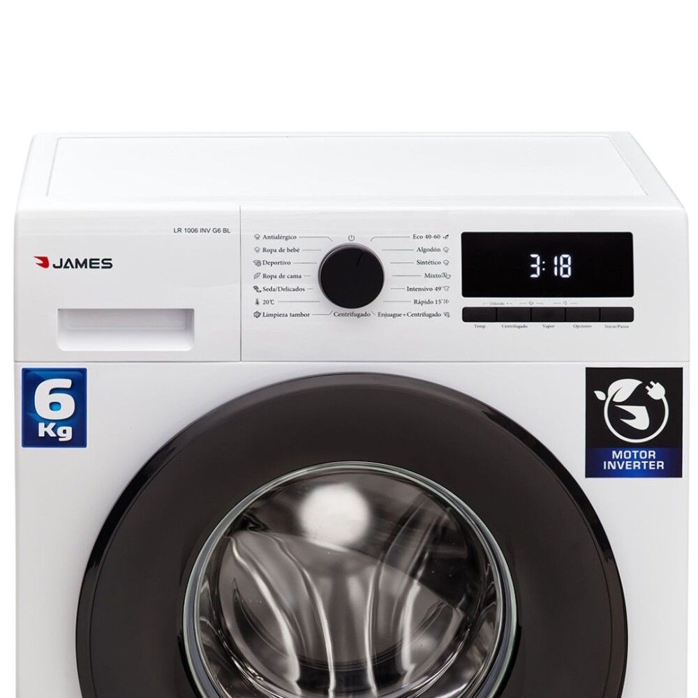 Lavarropas - James 6 KG Carga Frontal Lavarropas - James 6 KG Carga Frontal