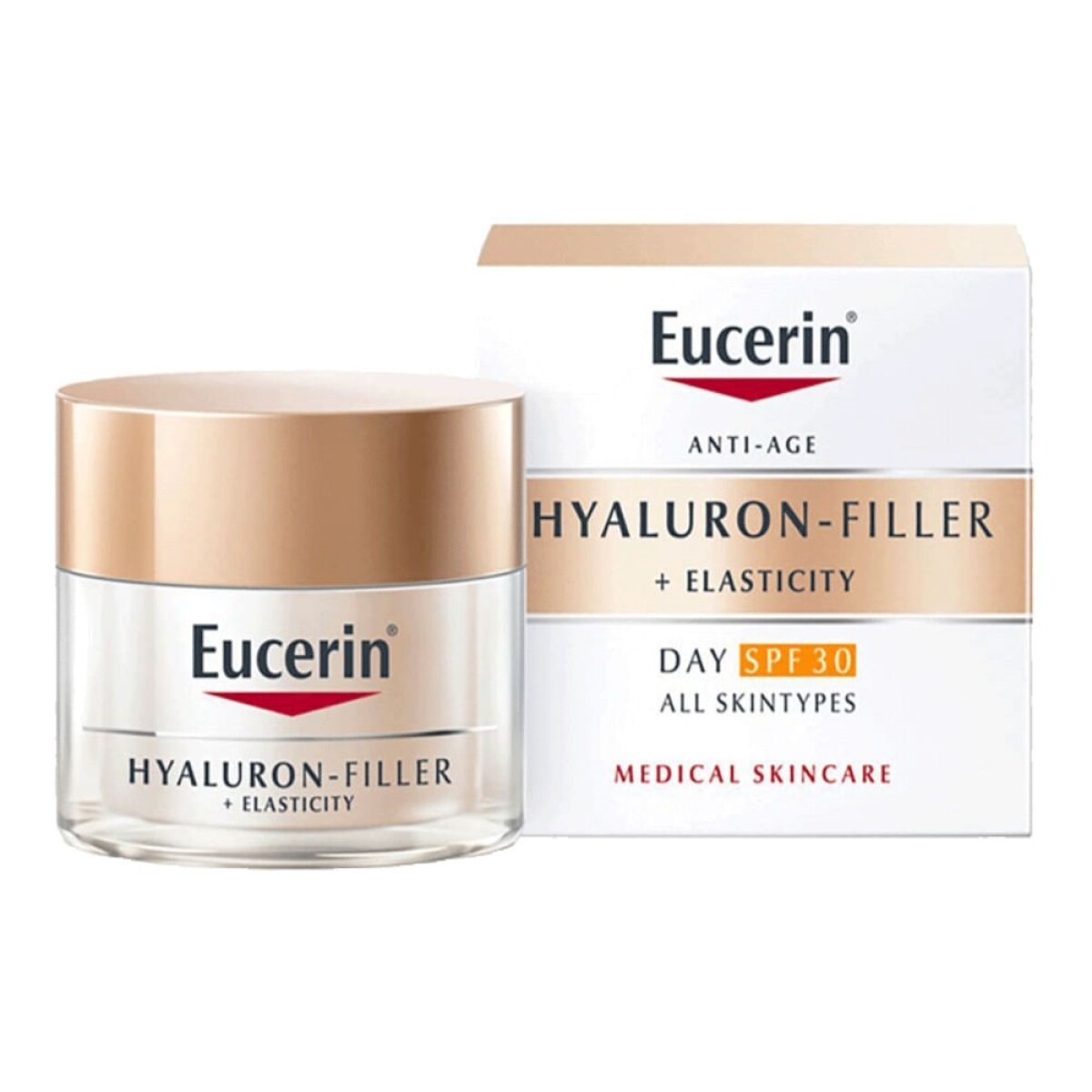 Crema Eucerin Hyaluron Filler + Elasticity Spf 30. 50 Ml. 
