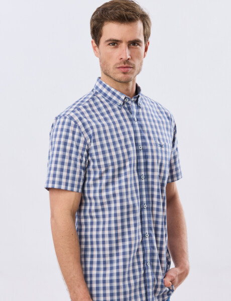 CAMISA CUADROS Azul