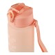 Pack De 3 Botellas De Agua Motivacional Gym Salmon