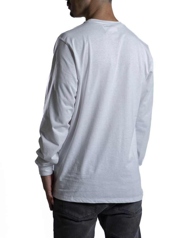 Remera Manga Larga Algodón Blanco