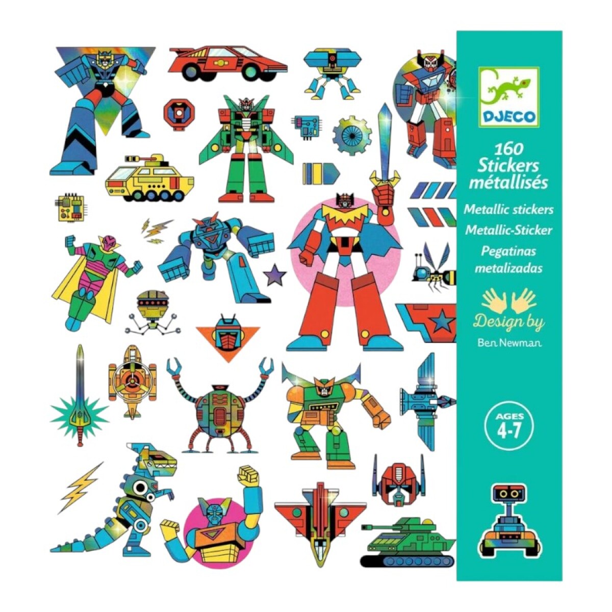 Stickers Djeco Pack 160 Pegatinas 