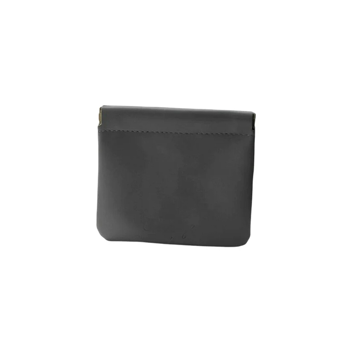 Monedero con cierre de acero - Negro 