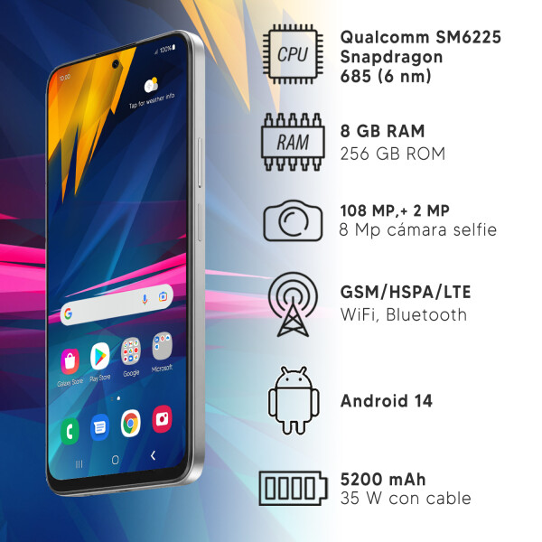Honor X7c 8/256 Gb 4g BLANCO
