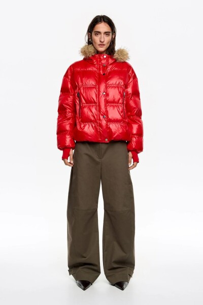 CHAQUETÓN ACOLCHADO Rojo