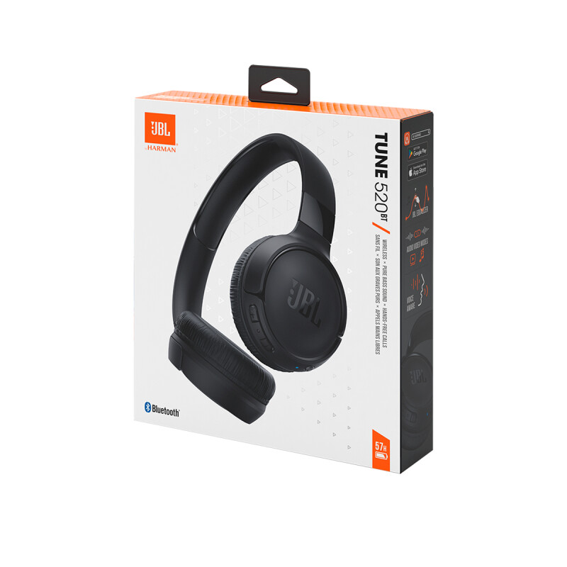 Auriculares inalámbricos JBL Tune 520BT color negro Auriculares Inalámbricos Jbl Tune 520bt Color Negro