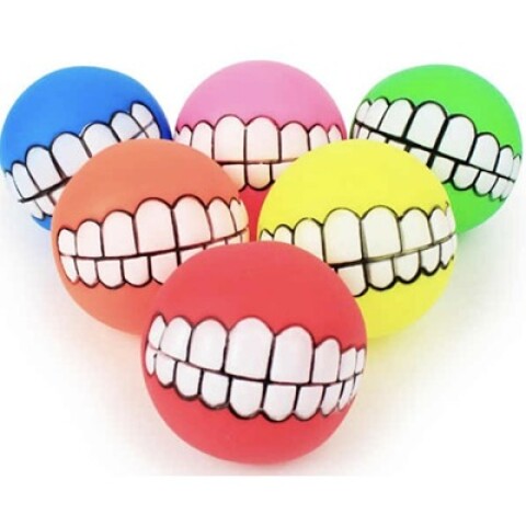 Juguete p/Perros Pelota con Dientes 8 cm Juguete p/Perros Pelota con Dientes 8 cm