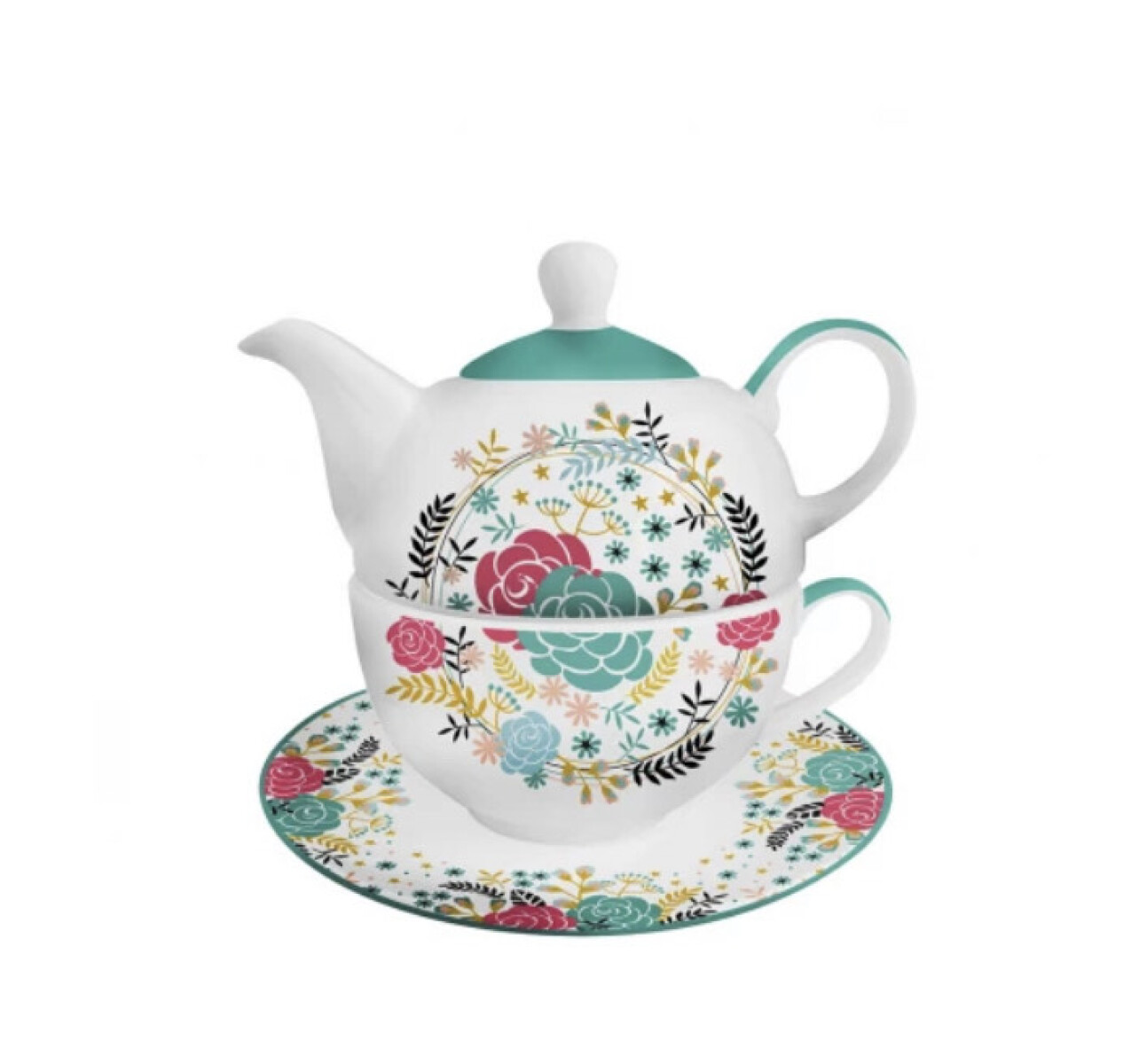 Tea for one exclusivo de la casa. - Tetera, taza y plato - Rivera