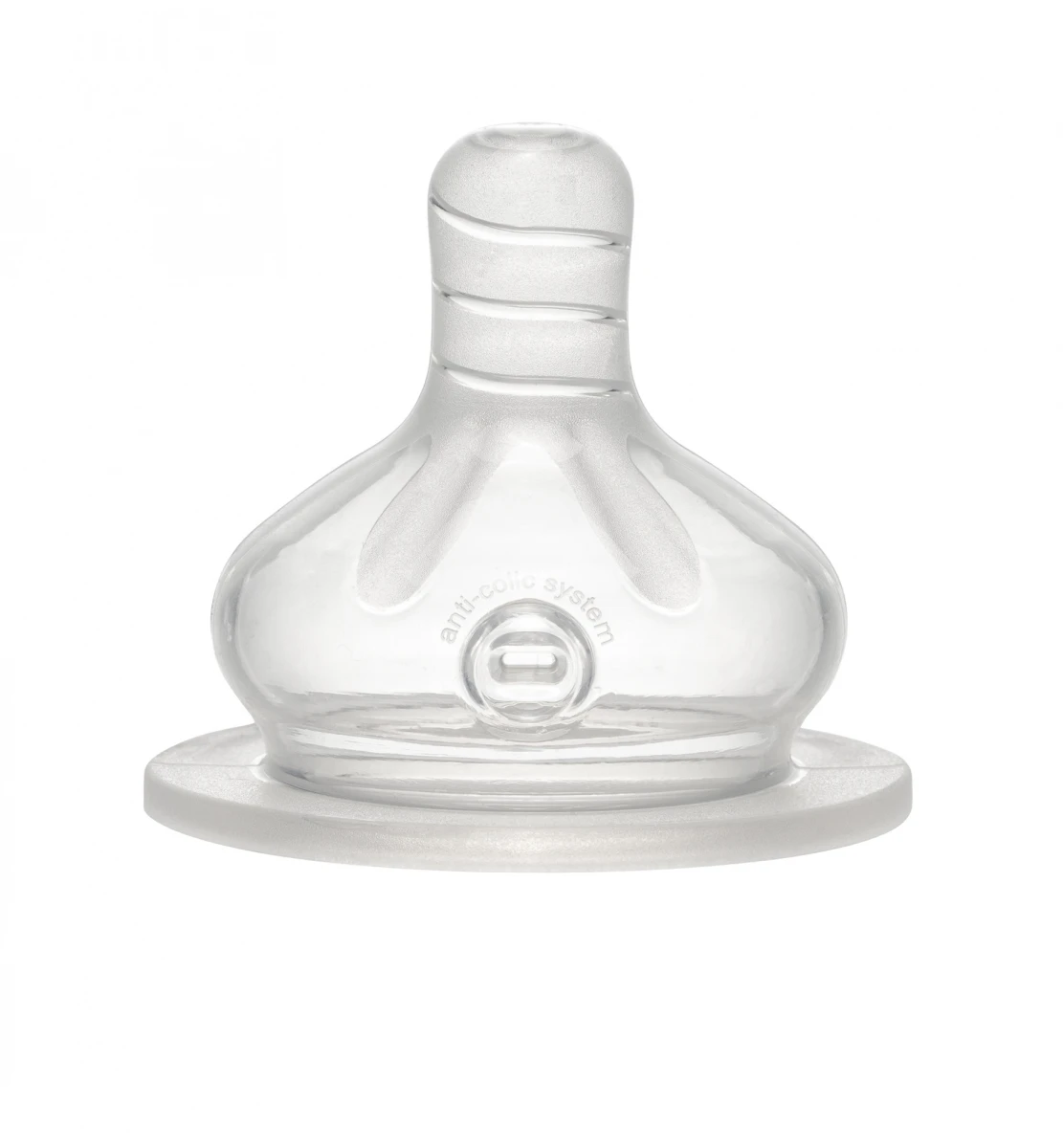 Pack X2 Tetinas Nip de Cuello Ancho Silicona Flujo Lento 