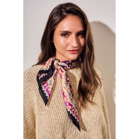 Bandana Floral Violeta