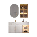 CONJUNTO DE BAÑO HABITARE MODELO LT3001-80 / MUEBLE + BACHA + ESPEJO C/ LUZ LED 500*700 Conjunto De Baño Habitare Modelo Lt3001-80 / Mueble + Bacha + Espejo C/ Luz Led 500*700