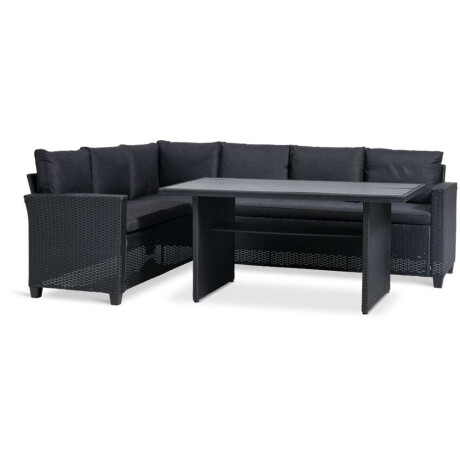 Set Jardin Agermose 6 Plazas Negro